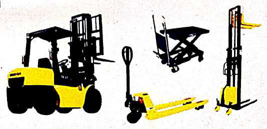 Forklift, pallet truck, lift table and stacker